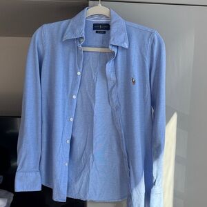 Ralph Lauren women  Light Blue Button Down Shirt